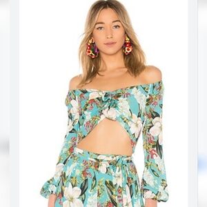 Stevie Crop in Bermuda Floral By Lovers and Friends
